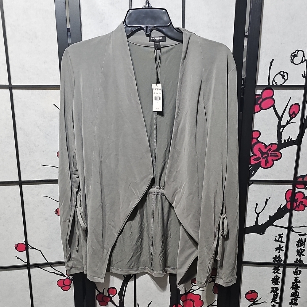 Express Open Front Cardigan Size Small New